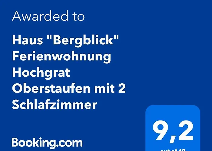 Haus Bergblick | Fahl Grundstuecks Gbr * Oberstaufen